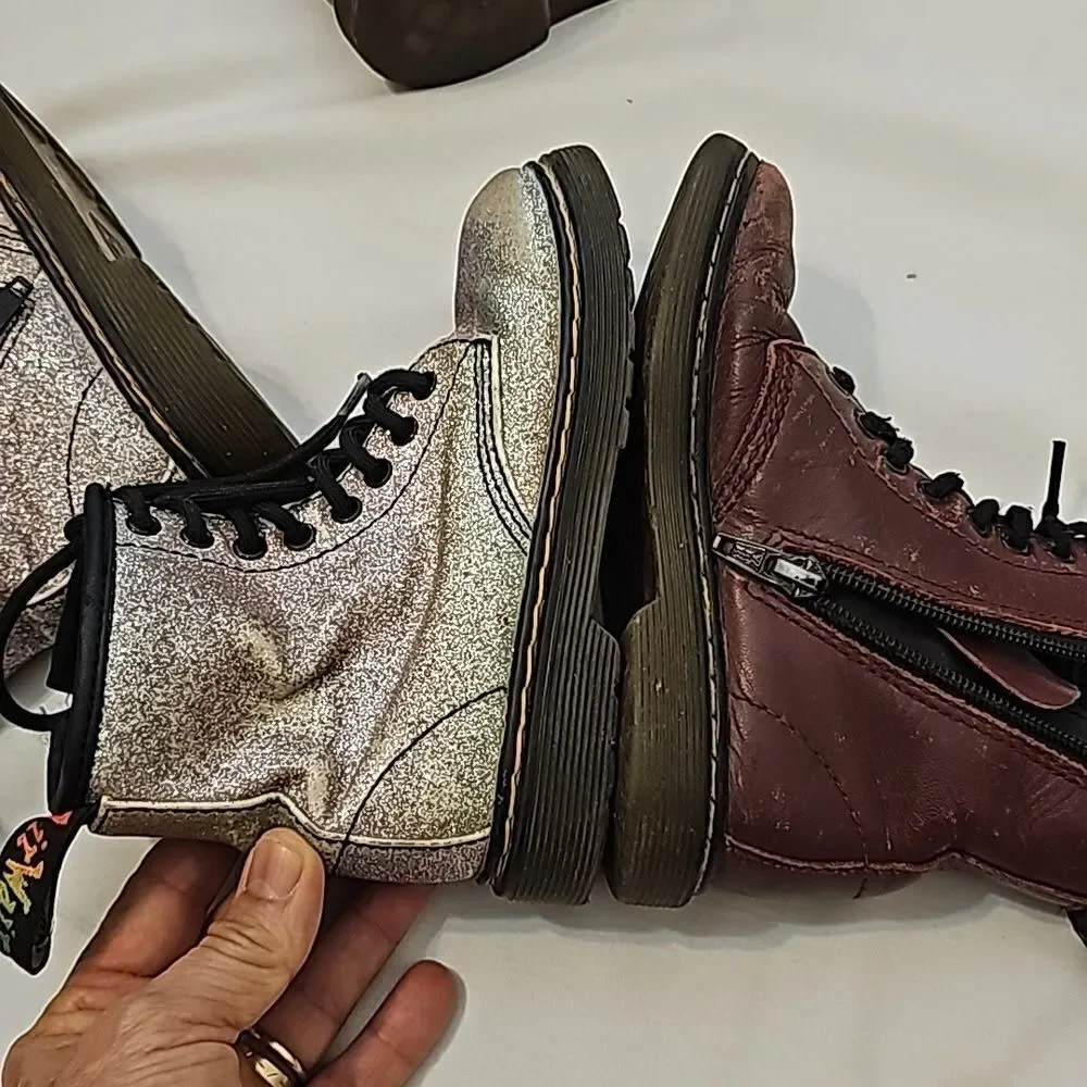 Dr. martens girls boots‎ size 11 lot of 2